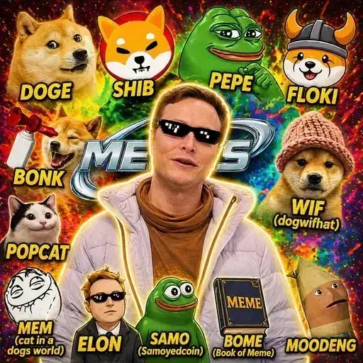 DogeShibWifElonBonkPopcatMoodeng logo