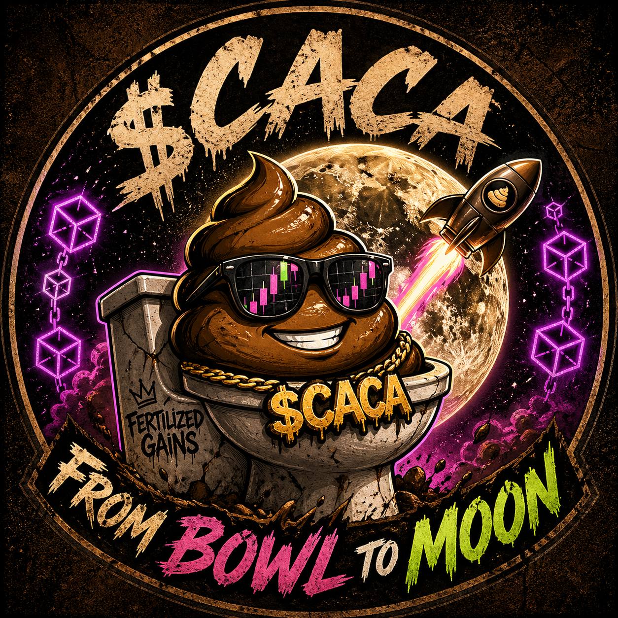 $CACA 💩 | Cacaman logo