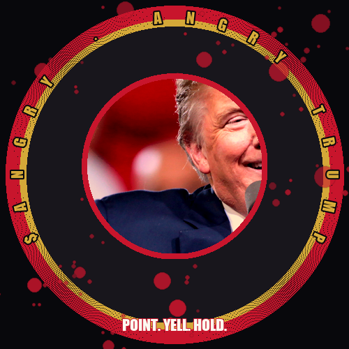 Angry Trump logo