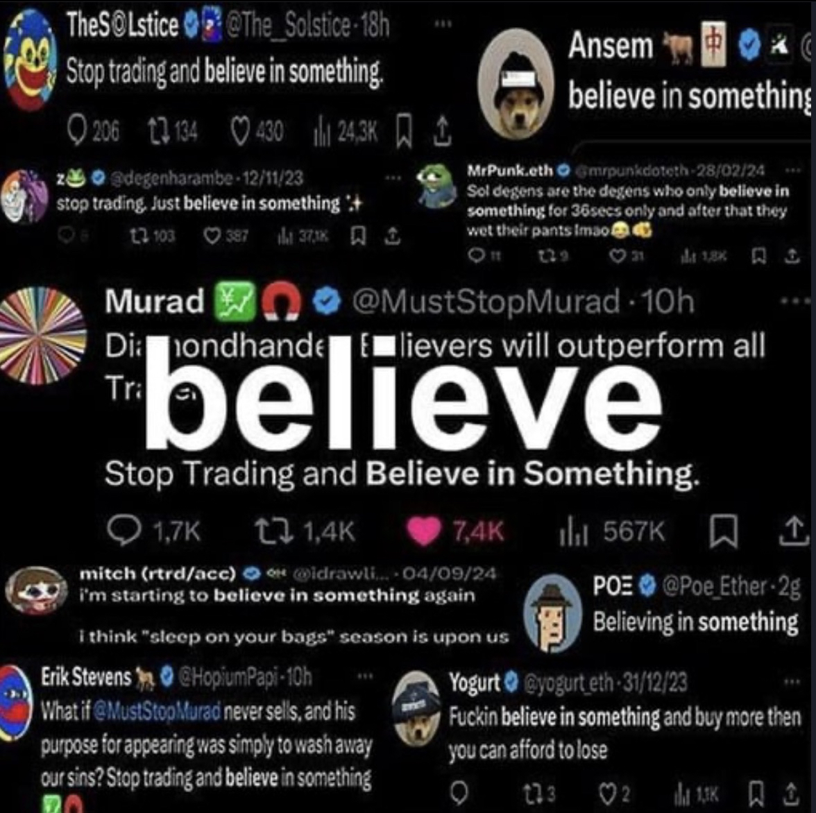 believe in something logo