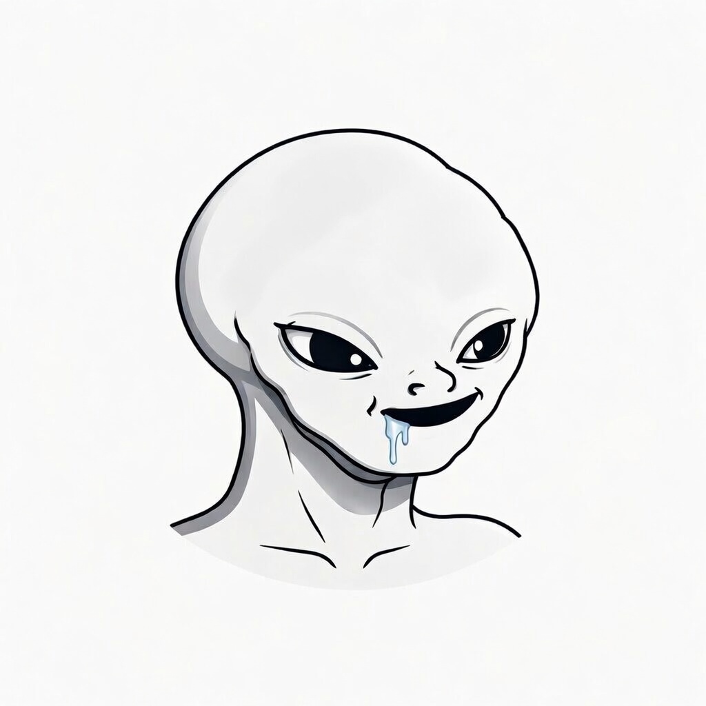 Make Aliens Retarded Again logo
