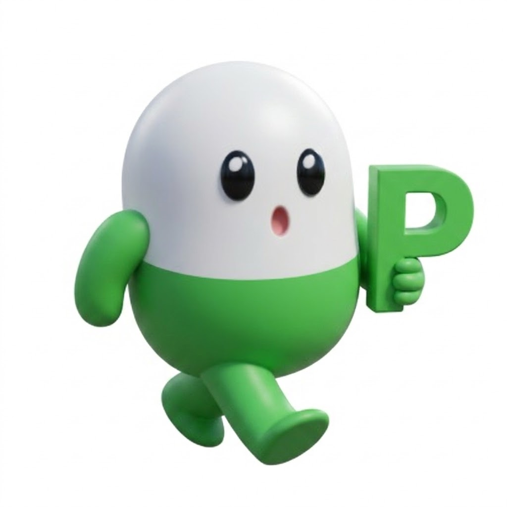 P logo