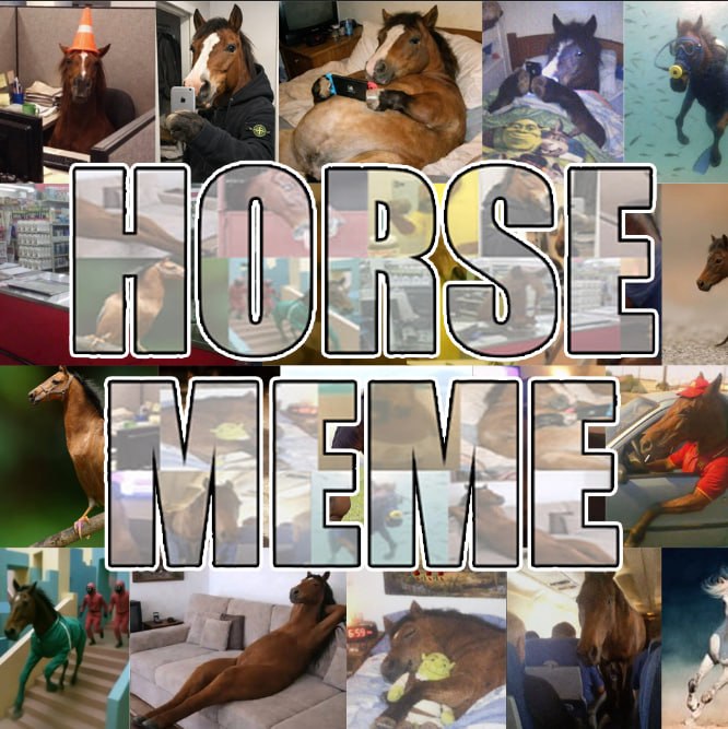 HORSE MEME logo