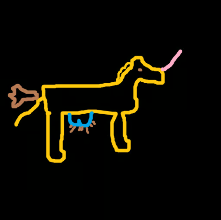 Super Testicle Farting Unicorn logo