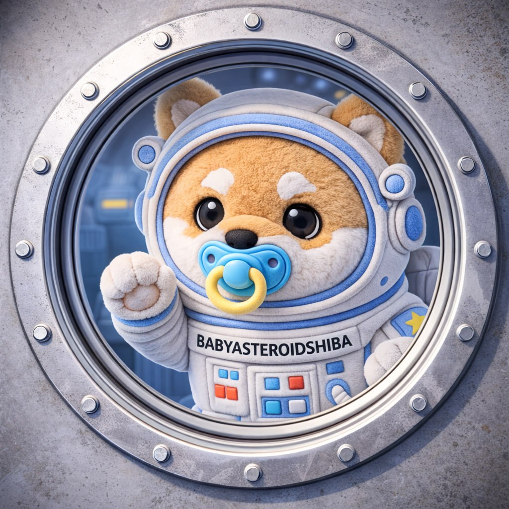 Baby Asteroid Shiba logo