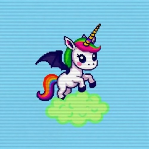 Farting Unicorn Dragon logo