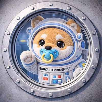Baby Asteroid Shiba logo