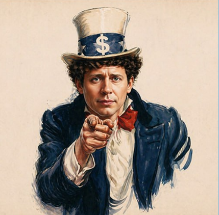 Uncle Scam Altman logo