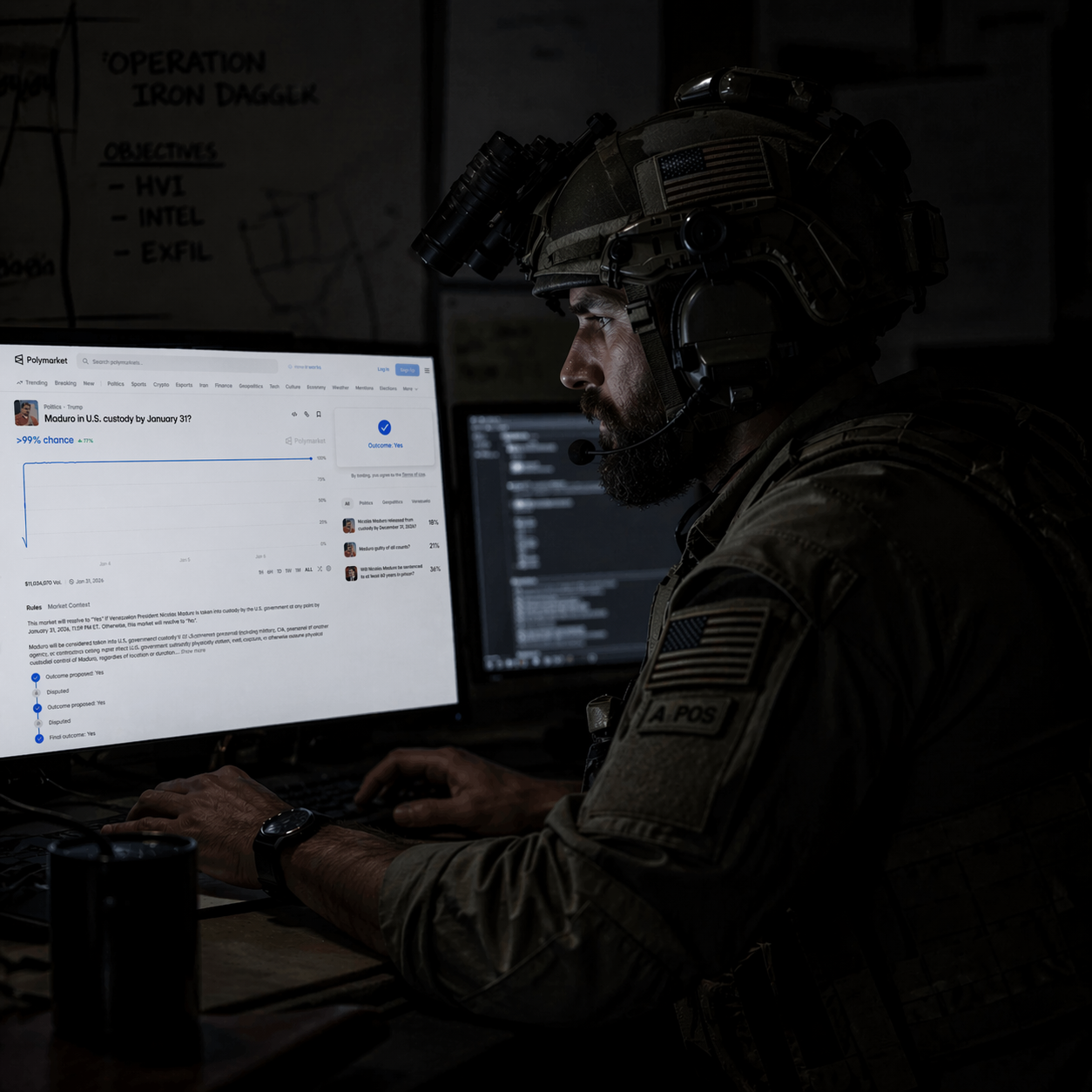 Polymarket Soldier logo