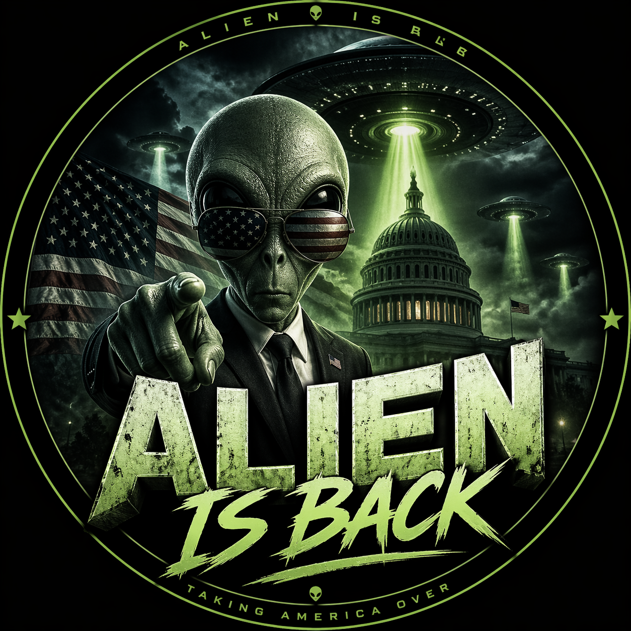 Alien Is Back logo
