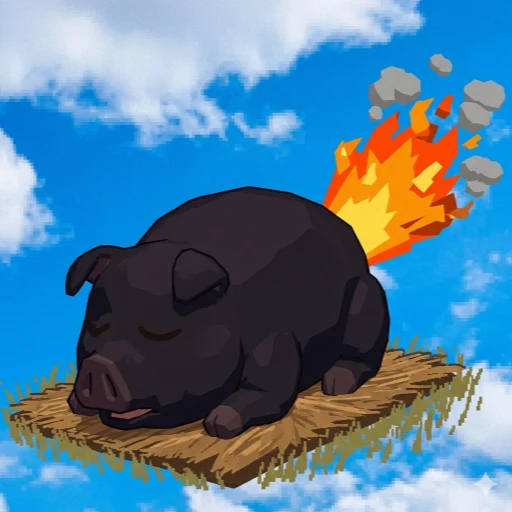 Fire Farting Pig logo