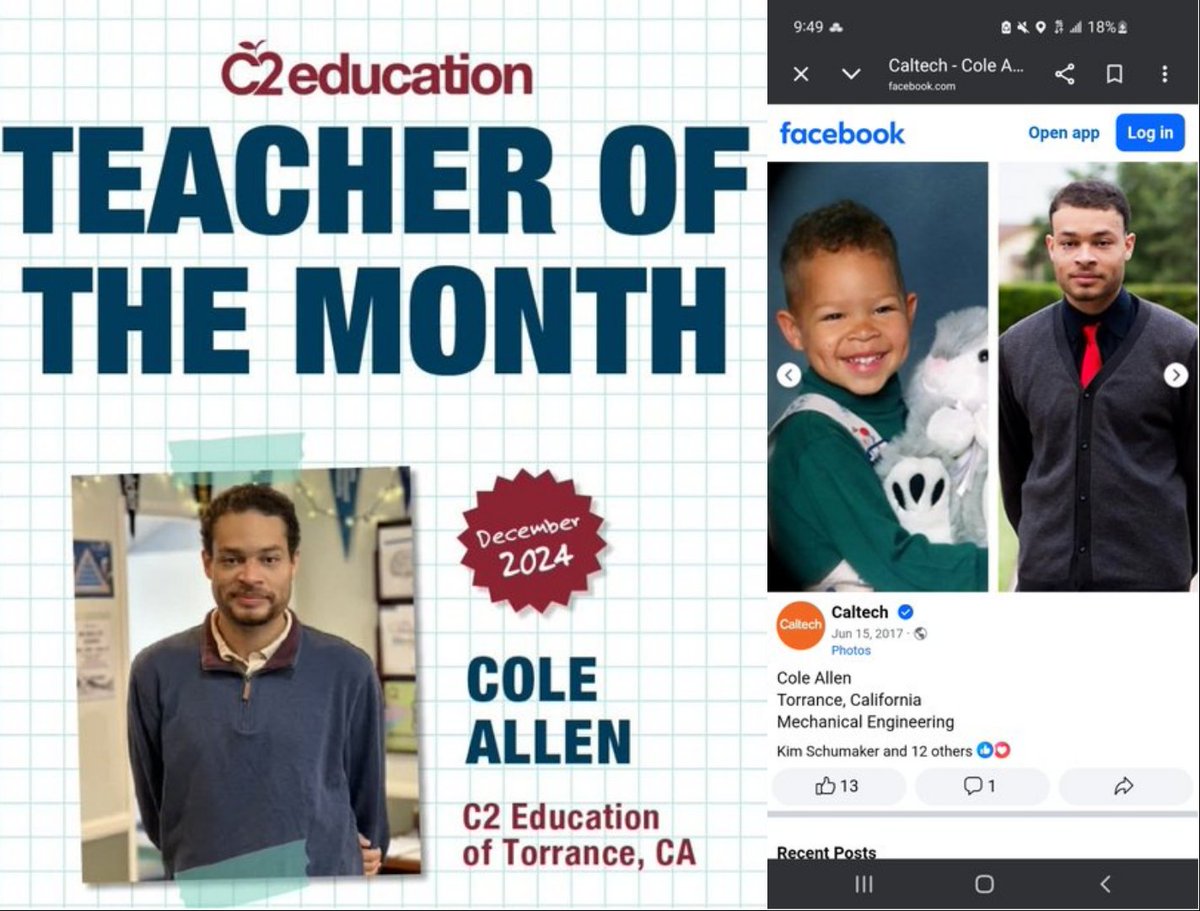 Teacher of the month logo